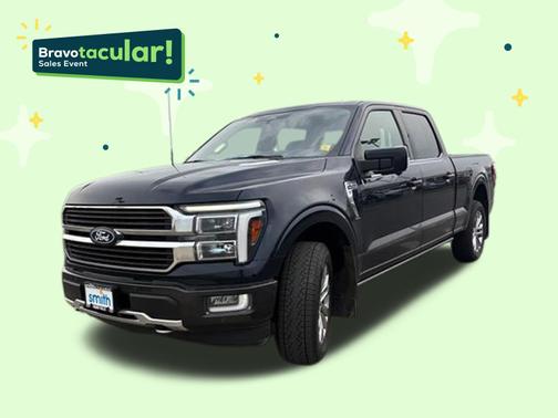 Antimatter Blue Metallic 2024 Ford F-150 King Ranch Truck