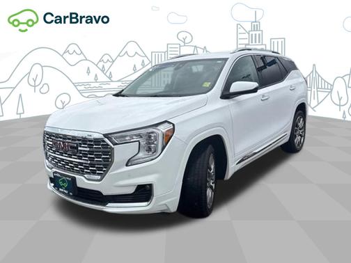 Summit White 2024 GMC Terrain Denali