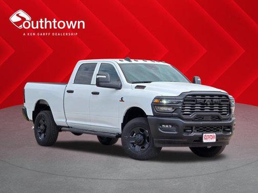 Bright White Clearcoat 2025 RAM 2500 Tradesman Crew Cab 4x4 6'4' Box