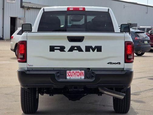 Bright White Clearcoat 2025 RAM 2500 Tradesman Crew Cab 4x4 6'4' Box