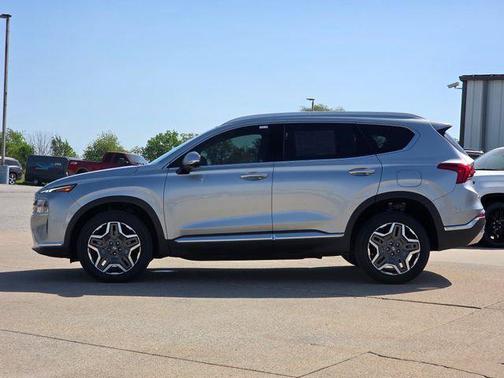 Shimmering Silver 2023 Hyundai SANTA FE HEV SEL Premium