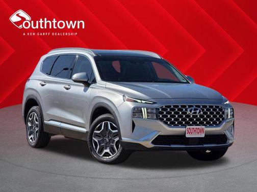 Shimmering Silver 2023 Hyundai SANTA FE HEV SEL Premium