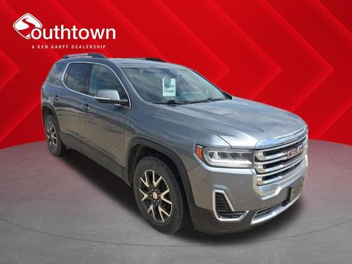 Satin Steel Metallic 2021 GMC Acadia AWD SLE