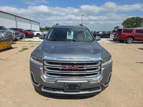 Satin Steel Metallic 2021 GMC Acadia AWD SLE