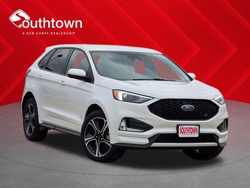 Star White Metallic Tri-Coat 2023 Ford Edge ST