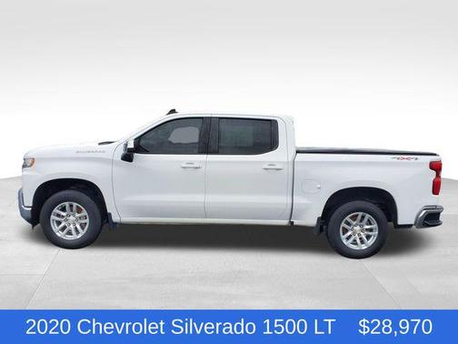 Summit White 2020 Chevrolet Silverado 1500 LT