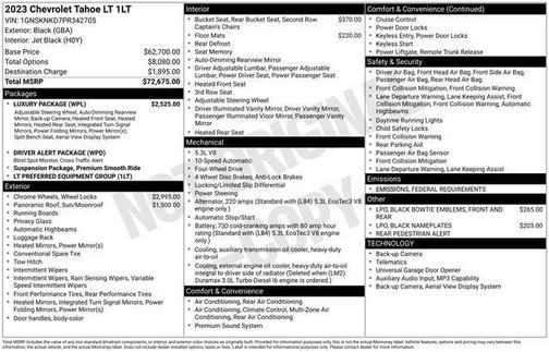 2023 Chevrolet Tahoe LT
