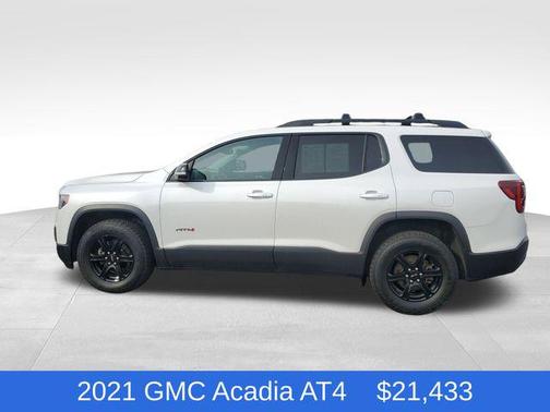 White Frost Tricoat 2021 GMC Acadia AWD AT4
