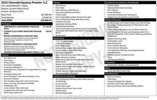 2023 Chevrolet Equinox Premier w/1LZ