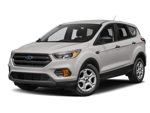 White Platinum Metallic Tri-Coat 2019 Ford Escape Titanium