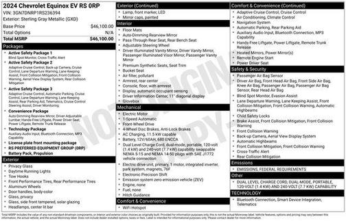 2024 Chevrolet Equinox EV RS