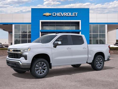 Summit White 2026 Chevrolet Silverado 1500 LT