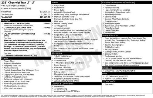 2021 Chevrolet Trax LT
