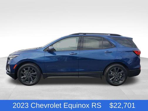 Blue Glow Metallic 2023 Chevrolet Equinox FWD RS