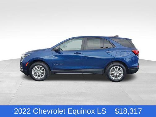 Blue Glow Metallic 2022 Chevrolet Equinox LS