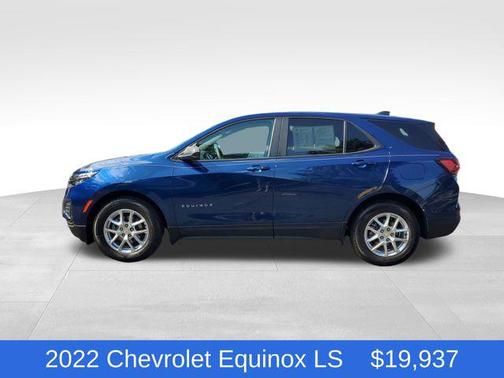 Blue Glow Metallic 2022 Chevrolet Equinox LS