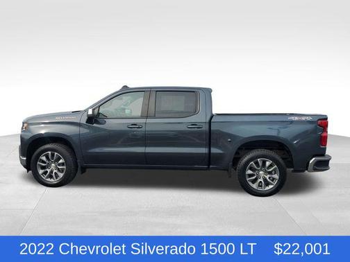 Shadow Gray Metallic 2022 Chevrolet Silverado 1500 Limited LT