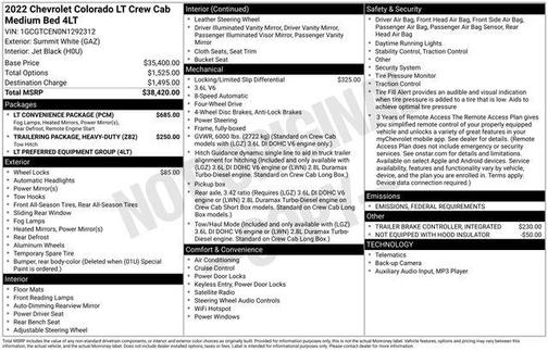 2022 Chevrolet Colorado LT