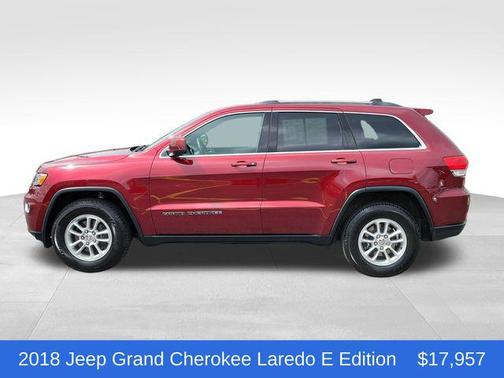 Velvet Red Pearlcoat 2018 Jeep Grand Cherokee Laredo E