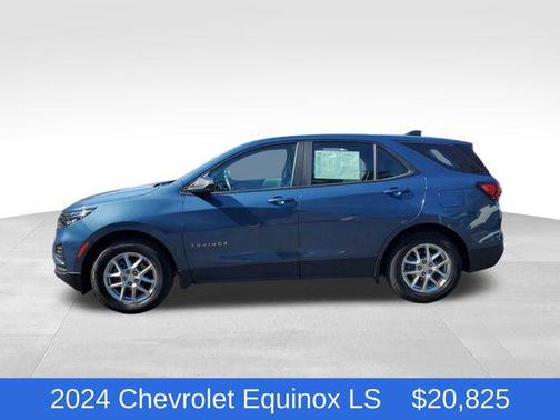 Lakeshore Blue Metallic 2024 Chevrolet Equinox LS