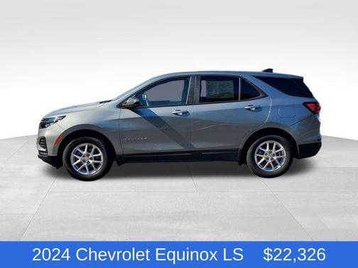 Sterling Gray Metallic 2024 Chevrolet Equinox LS