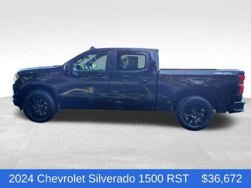 Black 2024 Chevrolet Silverado 1500 RST