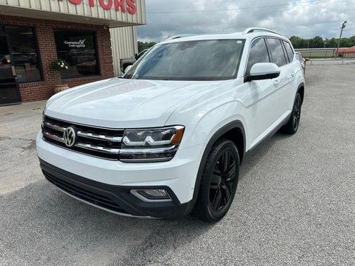 Pure White 2019 Volkswagen Atlas 3.6L SEL Premium