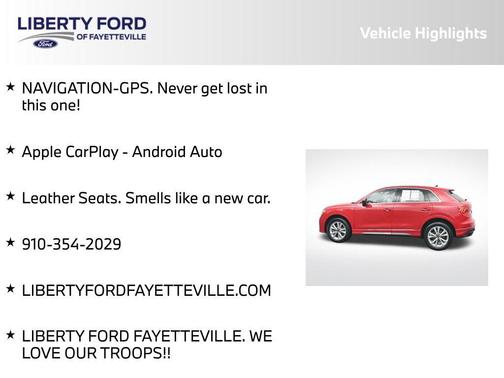 2024 Audi Q3 Premium 45 TFSI S line quattro Tiptronic