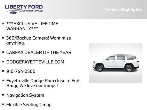 Bright White Clearcoat 2024 Jeep Wagoneer Series II 4x2