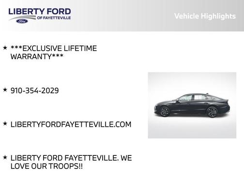 Black 2025 Hyundai SONATA SEL