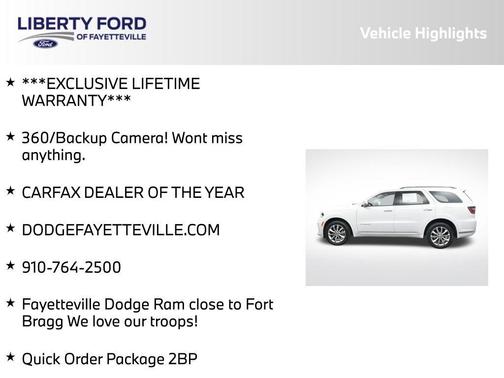 White Knuckle Clearcoat 2023 Dodge Durango Citadel AWD