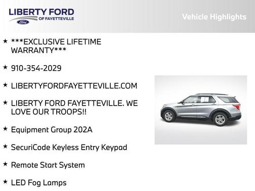 ICONIC SILVER METALLIC 2024 Ford Explorer XLT