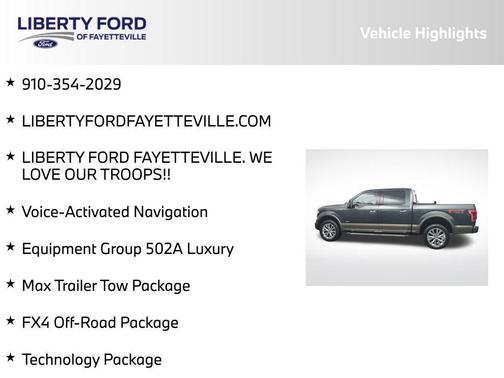 2015 Ford F-150 Lariat