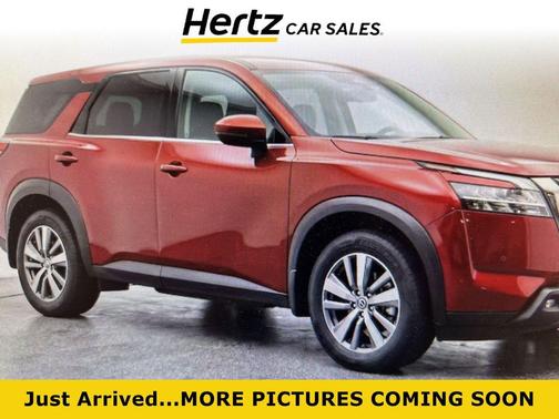 Scarlet Ember Tintcoat 2025 Nissan Pathfinder SV FWD