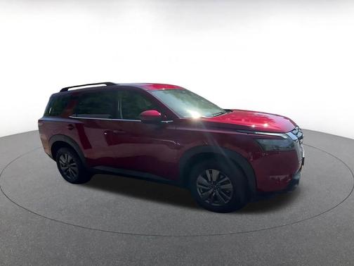 Scarlet Ember Tintcoat 2025 Nissan Pathfinder SV FWD