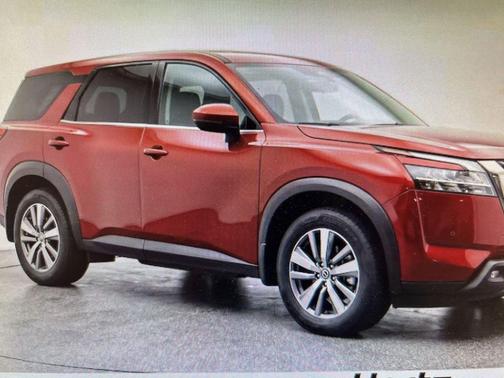 Scarlet Ember Tintcoat 2025 Nissan Pathfinder SV FWD