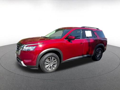 Scarlet Ember Tintcoat 2025 Nissan Pathfinder SV FWD