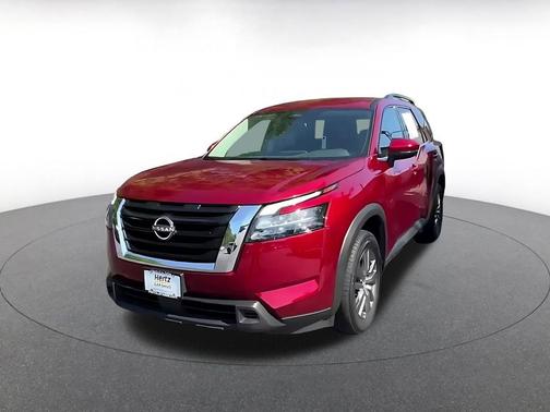 Scarlet Ember Tintcoat 2025 Nissan Pathfinder SV FWD