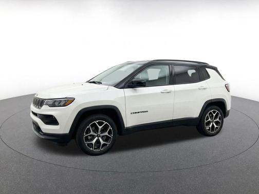 Bright White Clearcoat 2025 Jeep Compass Limited