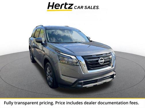 Gun Metallic 2025 Nissan Pathfinder SV 4WD