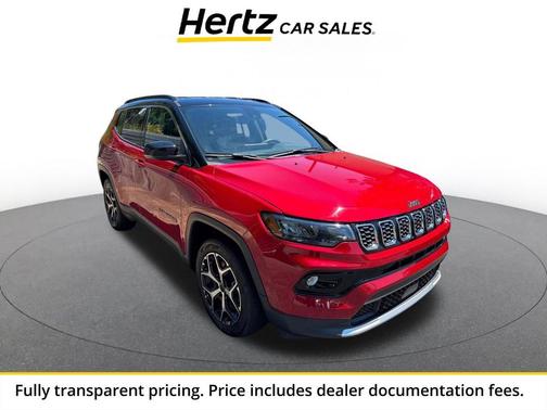 Red Hot Pearlcoat 2025 Jeep Compass Limited