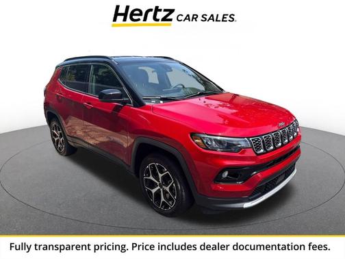 Red Hot Pearlcoat 2025 Jeep Compass Limited