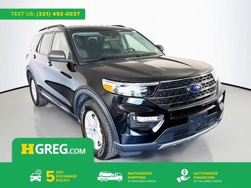 Agate Black Metallic 2023 Ford Explorer XLT