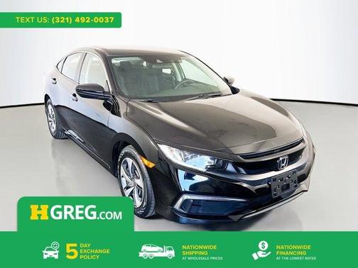 Crystal Black Pearl 2020 Honda Civic LX