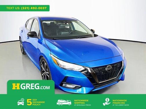 Electric Blue Metallic 2020 Nissan Sentra SR