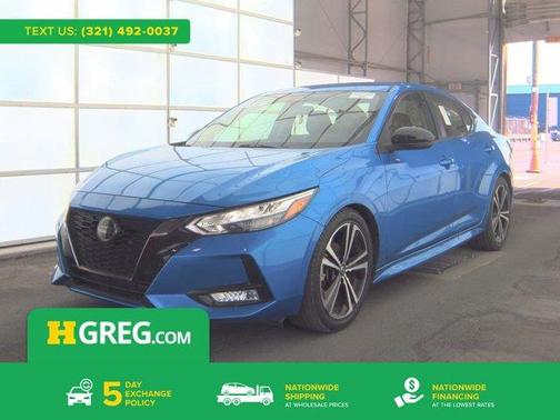 Electric Blue Metallic 2020 Nissan Sentra SR