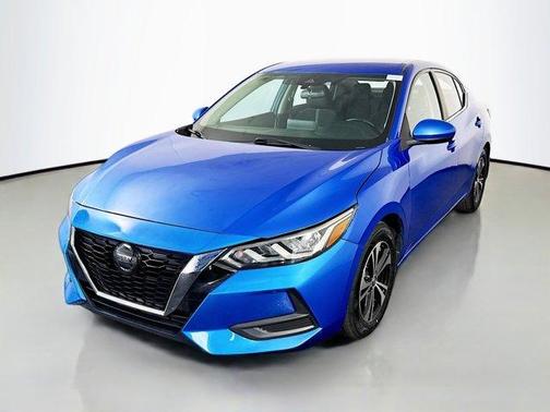 Electric Blue Metallic 2021 Nissan Sentra SV