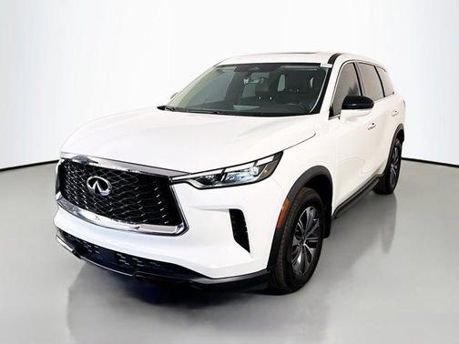 Glacier White 2023 INFINITI QX60 Pure