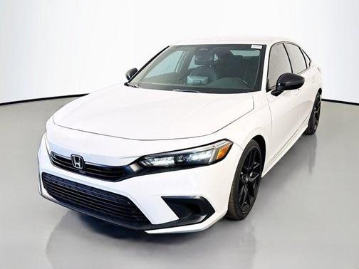 Platinum White Pearl 2023 Honda Civic Sport