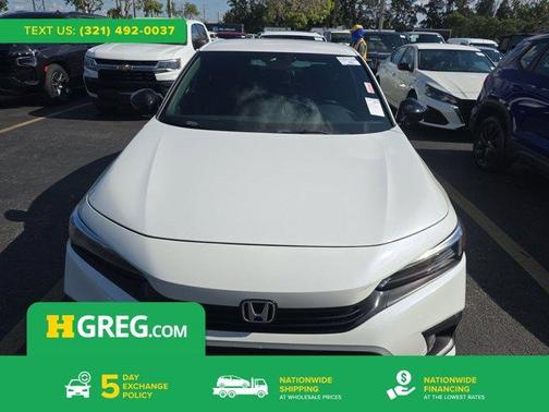 Platinum White Pearl 2023 Honda Civic Sport